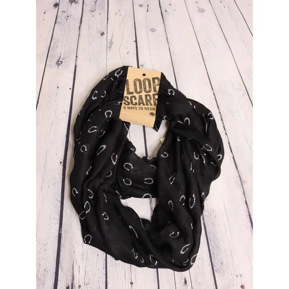 3/30 BNWT Horseshoe Infinity Scarf!